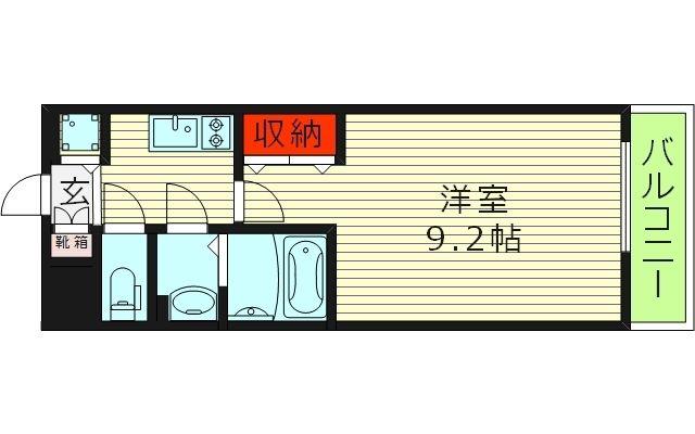サムティ都島ノース(1K/7階)の間取り写真