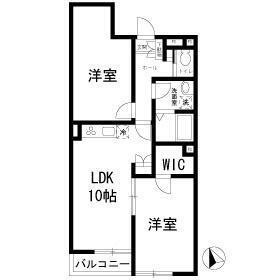 ＪＲ横浜線 片倉駅 徒歩3分 1階建 築14年(2LDK/1階)の間取り写真