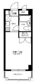 エクセレンス新大阪(1K/5階)の間取り写真