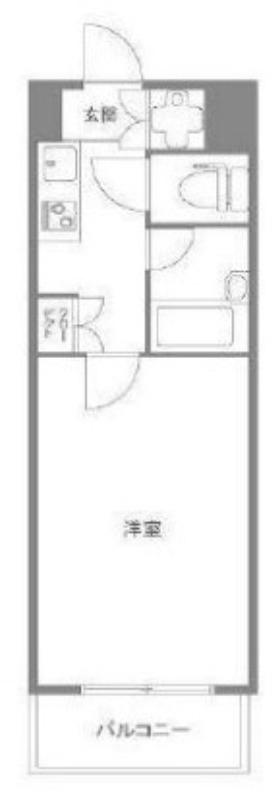 ルーブル大森七番館(1K/3階)の間取り写真