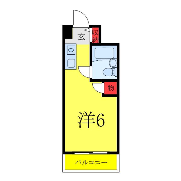 宮原ステーションプラザ(ワンルーム/1階)の間取り写真