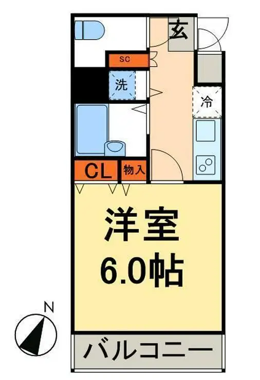 トーシンフェニックス日本橋人形町 9階階 間取り