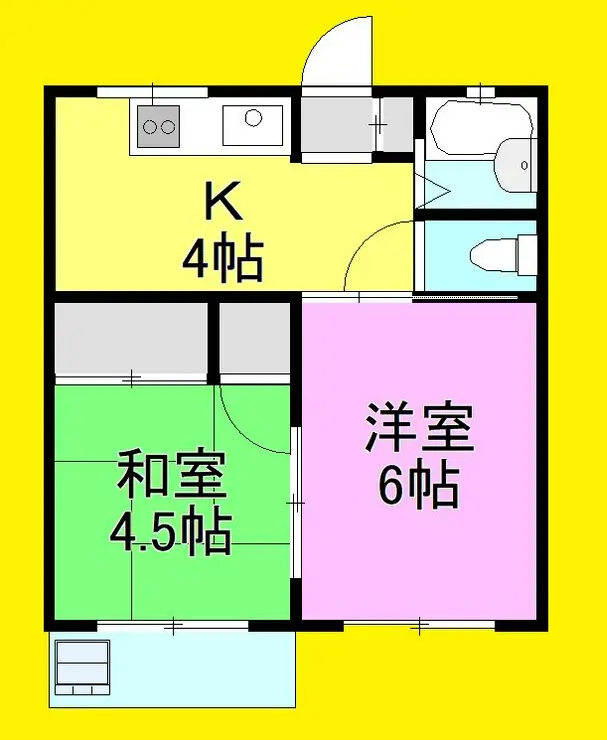 メゾンスウィート 2階階 間取り