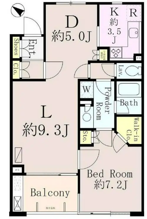 パティオス3番街 2階階 間取り