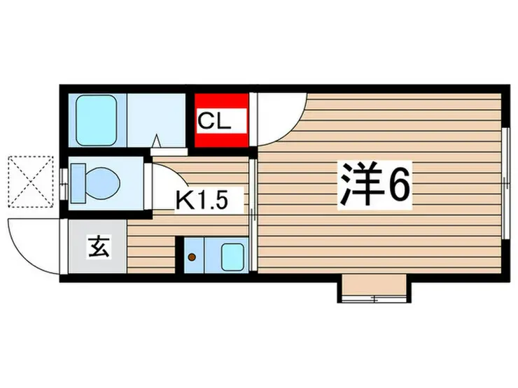 マロンハイデンス 1階階 間取り