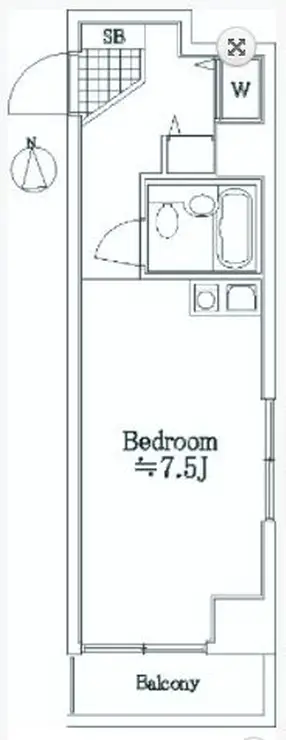 ライオンズマンション八王子第2 4階階 間取り