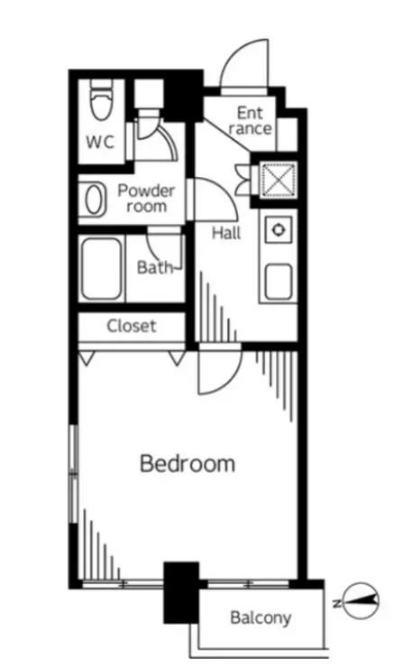 シルフィード東品川 8階階 間取り