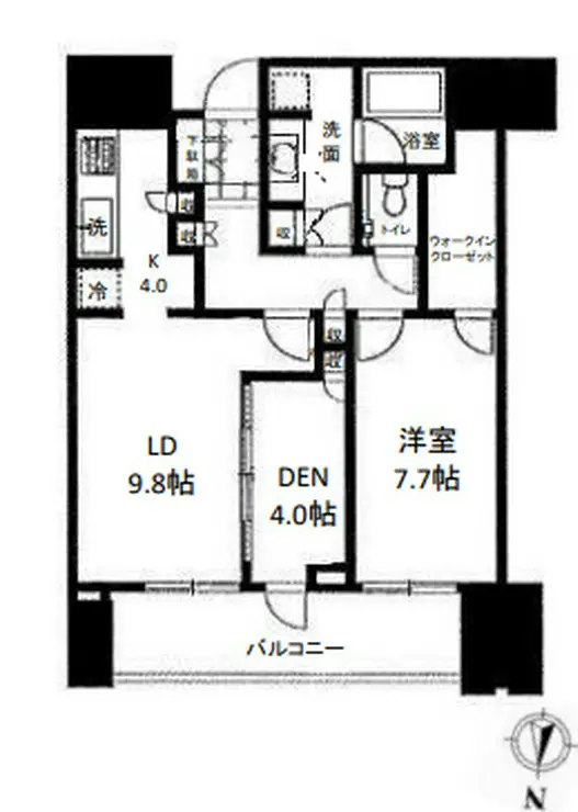 赤坂タワーレジデンスTop of the Hill 17階階 間取り