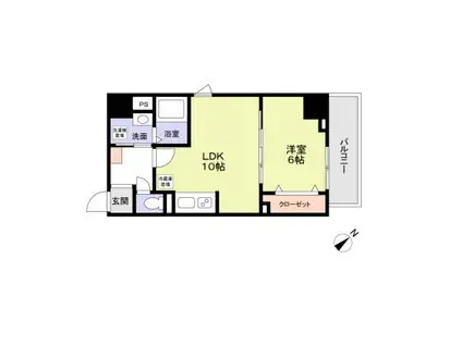 アーバン尾久(1LDK/7階)の間取り写真