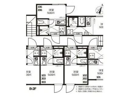 スマイエ北新宿(ワンルーム/2階)の間取り写真