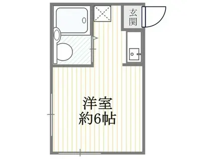 サクセス中十条(1K/1階)の間取り写真