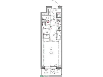 ユリカロゼ成増(1K/2階)の間取り写真
