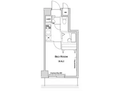 ルリオン森下ルヴィエントアース(1K/7階)の間取り写真