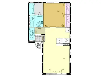 フレグランスII(1LDK/2階)の間取り写真