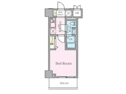 S-RESIDENCE妙典BROAD(1K/7階)の間取り写真