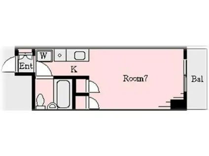 マリオン向島(ワンルーム/3階)の間取り写真