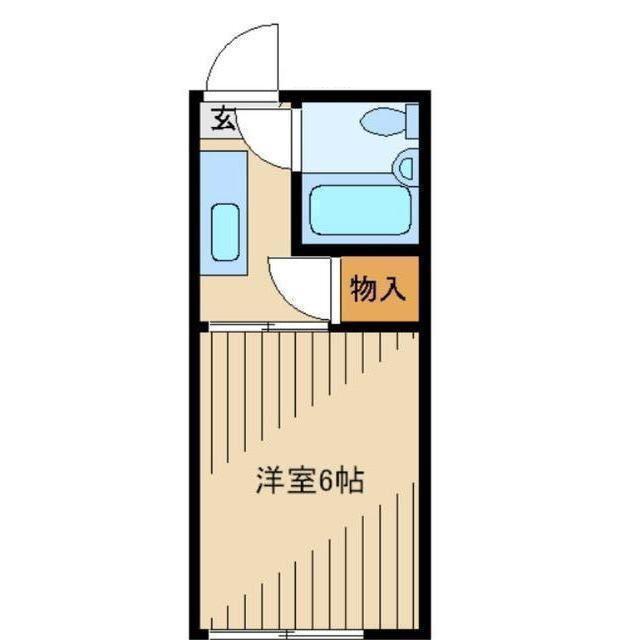 シャンシャトー(1K/2階)の間取り写真