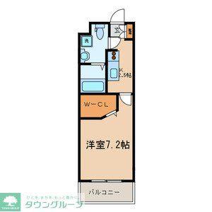 パーシモン芝久保913526(1K/3階)の間取り写真