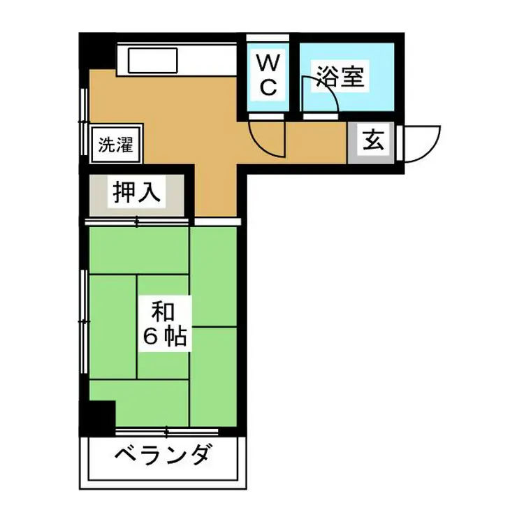 サニーパレス 2階階 間取り