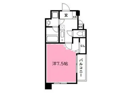 LIVEMAX MOON(1K/8階)の間取り写真