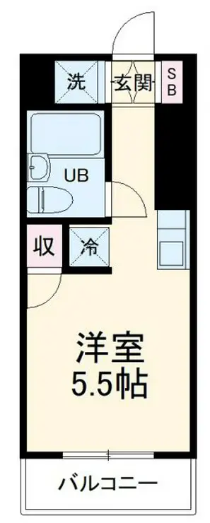 サンホワイト磯子 5階階 間取り