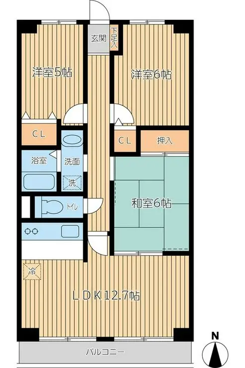 パークフィールド志木 2階階 間取り