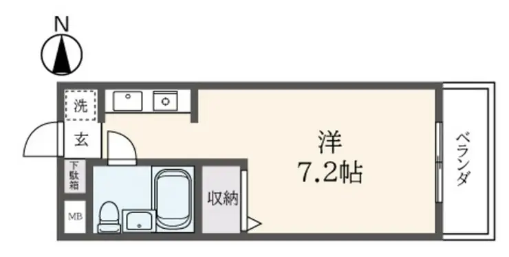 ジョイフル高井戸弐番館 2階階 間取り