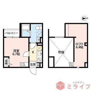 FOREST大蓮東(1K/1階)の間取り写真