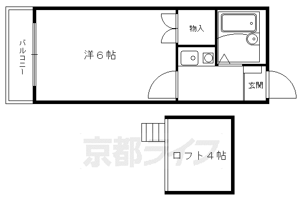AXIS I(1K/1階)の間取り写真