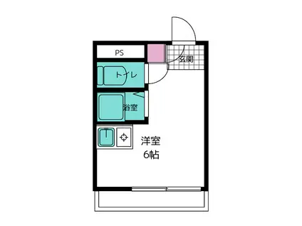 アネックス府中(ワンルーム/7階)の間取り写真