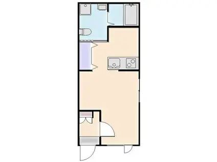 ハクト六浦(ワンルーム/3階)の間取り写真