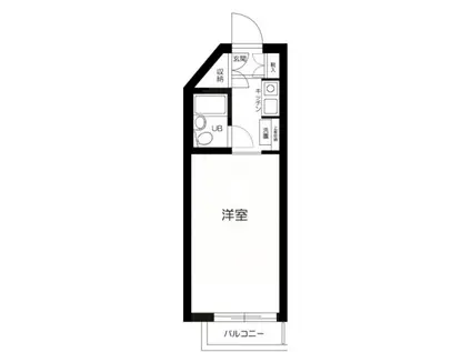 マイステージ上北沢II(1K/1階)の間取り写真
