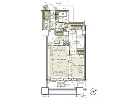 三田ガーデンヒルズ ウエストヒル(2LDK/3階)の間取り写真