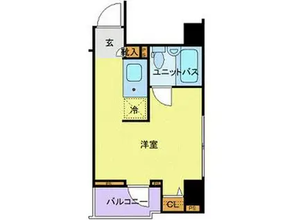 フェニックス西新宿5丁目弐番館(ワンルーム/6階)の間取り写真