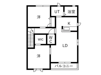 レジェンド・ヤマトE(2LDK/2階)の間取り写真