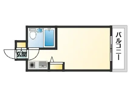 サンコート楠木(ワンルーム/2階)の間取り写真