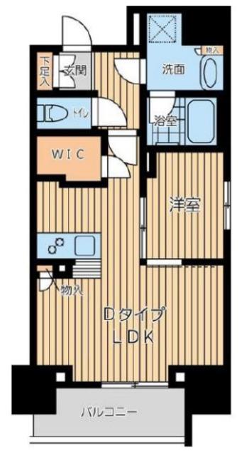 プライマル西蒲田(1LDK/11階)の間取り写真