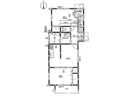 シティハイツマチルダ(2DK/1階)の間取り写真