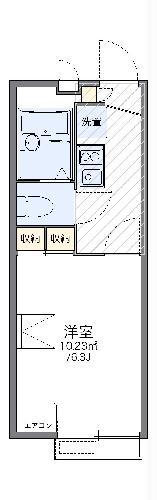 レオパレス青砥(1K/2階)の間取り写真