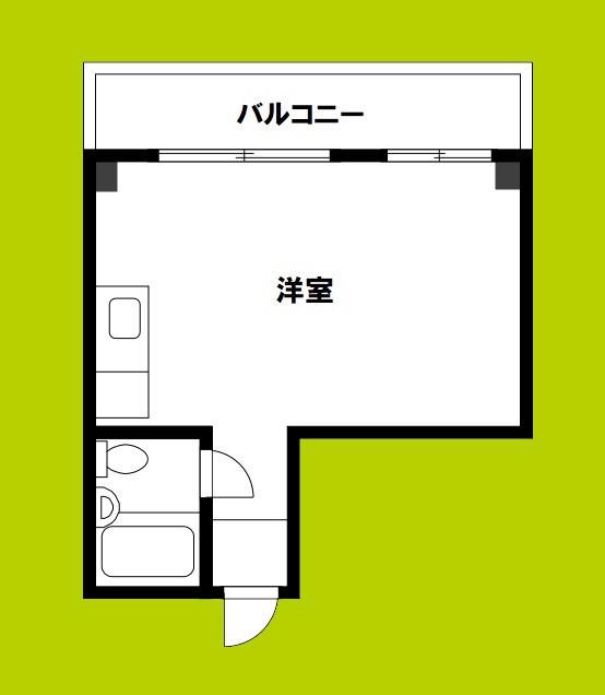 新大阪東ビル(ワンルーム/5階)の間取り写真