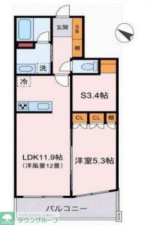 コンフォルテハイム本駒込(1SLDK/15階)の間取り写真