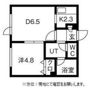 コーポガリレオ(1LDK/2階)の間取り写真