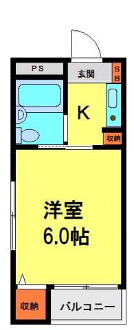 MIRESTE ミレステ(1K/2階)の間取り写真