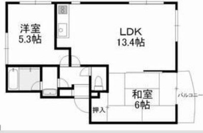 ステラプレミアム(2LDK/3階)の間取り写真