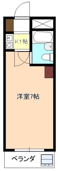 リエス所沢駅南(1K/3階)の間取り写真