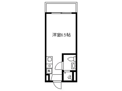 ADVANCE(ワンルーム/3階)の間取り写真