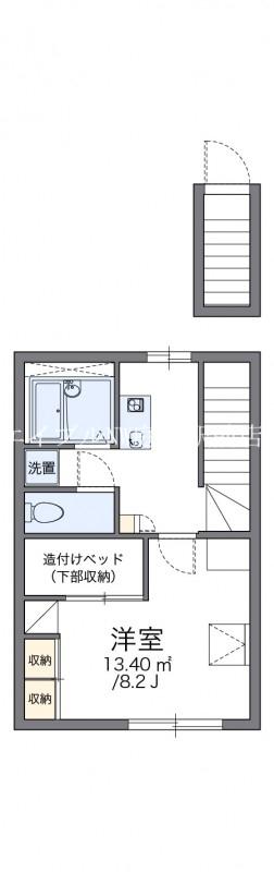 レオパレスA&K(1K/2階)の間取り写真