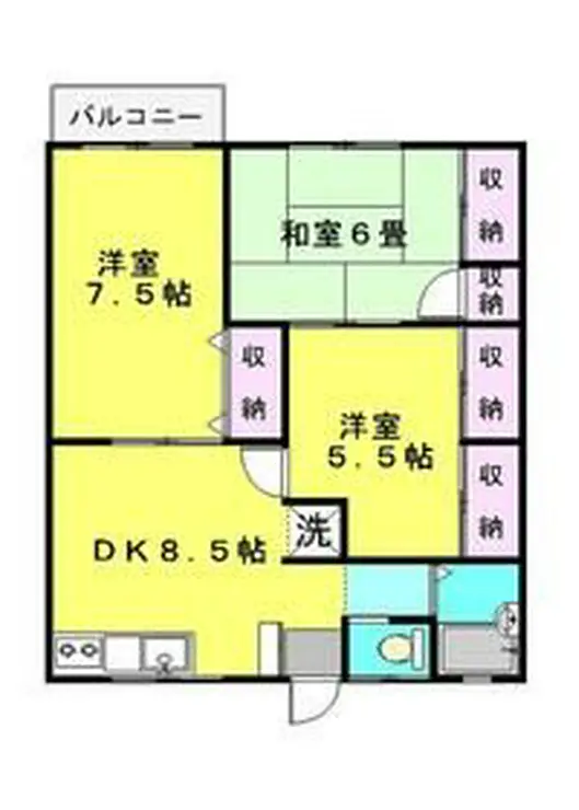 すまいるJOY 2階階 間取り
