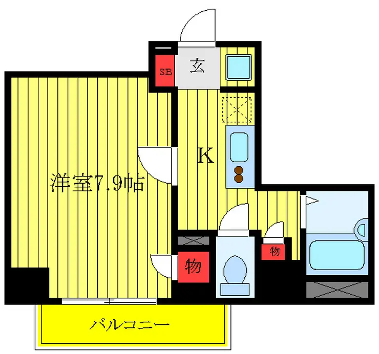 プレール・ドゥーク赤羽 3階階 間取り