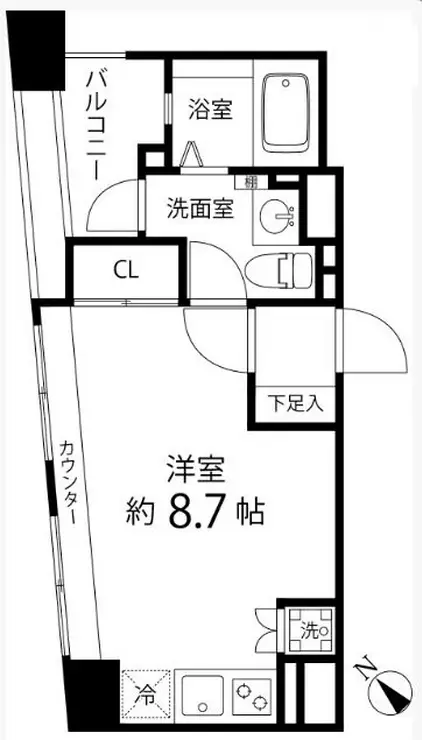 レニール本駒込 3階階 間取り